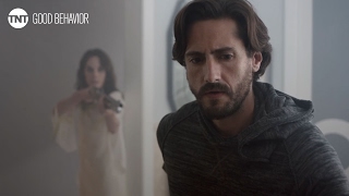 Good Behavior Javier Held At Gunpoint  Season 1 Ep 1 CLIP  TNT [upl. by Gnos925]