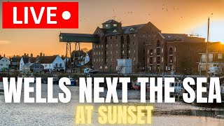 🔴 WellsNextTheSea  Harbour amp Beach Tour LIVE AT SUNSET [upl. by Blakeley555]