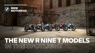 IN THE SPOTLIGHT The new BMW R nineT Models [upl. by Nosecyrb]