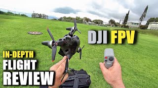 DJI FPV Drone Flight Test Review IN DEPTH  Motion Control amp Fly More Kit How Does It REALLY Work [upl. by Lipps]