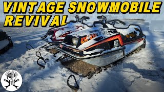 Will this ABANDONED Snowmobile RUN amp RIDE Again  How to Make an Old Sled Reliable [upl. by Narod437]