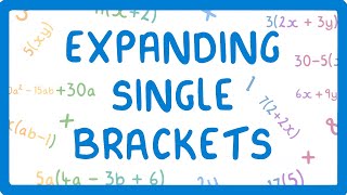 GCSE Maths  How to Expand Single Brackets 35 [upl. by Tiga]