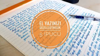 Güzel Yazı Yazma Teknikleri  El Yazınızı Düzelten 5 İpucu [upl. by Wolliw]