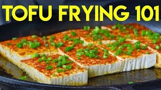 Three Chinese Tofu Frying Techniques [upl. by Nager]