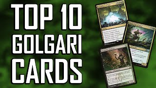 Top Ten Golgari Commander Cards [upl. by Htebyram905]