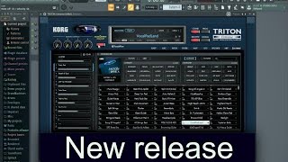 KORG TRITON Extreme VST  New RELEASE [upl. by Morez]