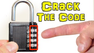 How to Crack the Code amp Open a Combination Padlock [upl. by Ayatan]