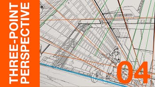 Perspective Drawing  04 Three Point Perspective [upl. by Wilfred]