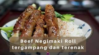 Beef Negimaki Roll tergampang dan terenak [upl. by Fira]