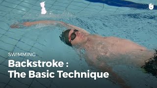 Swimming Basic Technique  Backstroke [upl. by Samale]