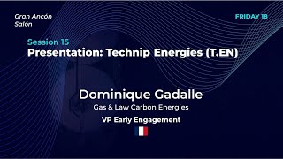 Session 15 Presentation Technip Energies TEN [upl. by Martino]