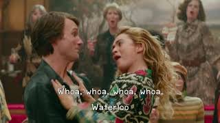 Mamma Mia Here We Go Again  Waterloo Lyrics 1080pHD [upl. by Kiran]