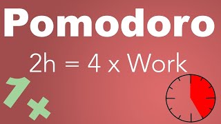 Pomodoro Technique 4 x 25 min  Study Timer 2 h [upl. by Akinad408]