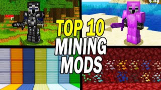 Top 10 Minecraft Mining Mods Ore amp Gemstone Mods 2 [upl. by Balcer]