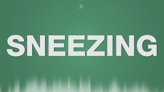 Sneezing SOUND EFFECT  Niesen SOUNDS [upl. by Ariahay]