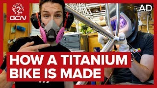 How Are Titanium Bikes Made  Moots Factory Tour [upl. by Dyl]