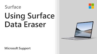 Securely wipe data using Surface Data Eraser  Microsoft [upl. by Artima]