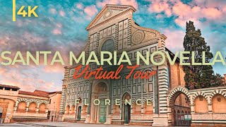 Tour of Basilica Santa Maria Novella Florence in 4K  Italy [upl. by Alrahs]