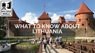 Lithuania  What to Know Before You Visit Lithuania [upl. by Audi388]