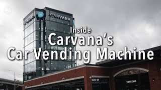 How does Carvanas car vending machine work [upl. by Heyra]