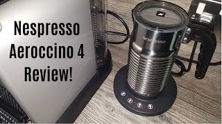 Nespresso Aeroccino 4 Milk Frother Review  Worth upgrading from the Aeroccino 3 [upl. by Nnylatsirk]