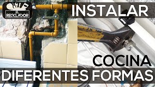 164 Instalar cocina  Diferentes formas [upl. by Einafets]