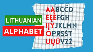 Learn Lithuanian ALPHABET in 120 Seconds [upl. by Constancy]