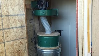 Installing My Harbor Freight Dust Collector Finally [upl. by Nadia793]