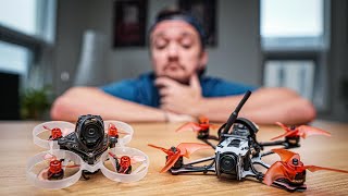 LowBudget FPV Drones that Dont Suck Mobula 6 HD  Tinyhawk 2 Freestyle Review [upl. by Otrebide723]