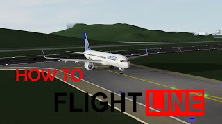 How to Flightline Robloxs Flight Simulator [upl. by Aisatana252]