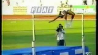 High Jump 245 world record  Javier Sotomayor [upl. by Ahsienahs699]