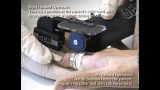 GEM II Battery Powered Ring Cutter  Instructional Video [upl. by Etteuqram]