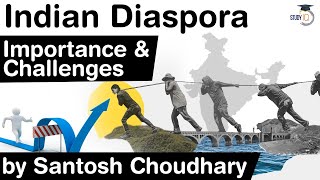 Importance of Indian Diaspora  Challenges in front of India regarding Indian Diaspora UPSC IAS [upl. by Canada]