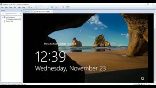 How to Install Windows Server 2016 on Vmware Workstation [upl. by Aihsercal]