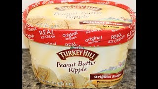 Turkey Hill Peanut Butter Ripple Ice Cream Review [upl. by Eannaj]