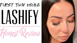 HOW TO APPLY LASHIFY FOR BEGINNERS  STEP BY STEP MY FIRST TIME  HONEST REVIEW [upl. by Claiborn]