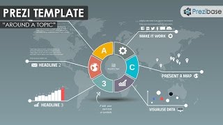 Around a topic  Prezi Template [upl. by Hourigan]