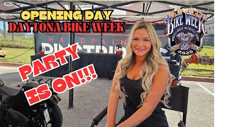 OPENING DAY DAYTONA BIKE WEEK 2025 [upl. by Diantha609]