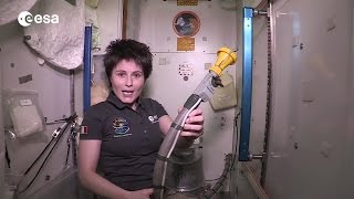 Astronaut Shows How to Use a Space Toilet  ISS Video [upl. by Poree108]