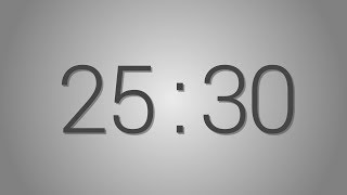 25 Minutes 30 seconds countdown Timer  Beep at the end  Simple Timer twentyfive min thirty sec [upl. by Eimoan]