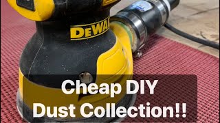 DeWalt Orbital Sander Dust Collection for Cheap [upl. by Maurilia]