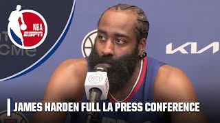 James Hardens Introductory LA Clippers Press Conference FULL  NBA on ESPN [upl. by Onilatac]