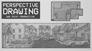 Perspective Drawing 4  One Point Perspective [upl. by Aubin]