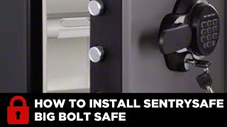 How to Install a SentrySafe Big Bolt Safe with Robert Siciliano [upl. by Aroved63]