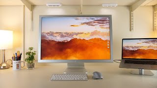 Using the Apple Cinema Display in 2021 How to connect with USBC MacBook Pro [upl. by Nosyaj]