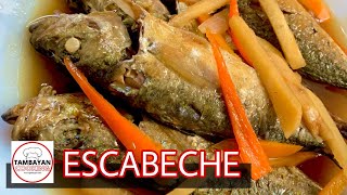 ESCABECHE  ESKABETSE ISDA  EASY AND SIMPLE TO FOLLOW  Tambayan Cooking Lutong Bahay [upl. by Noswal]