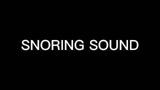 SNORING SOUND EFFECT [upl. by Raab]