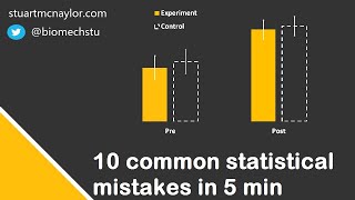 Ten Statistical Mistakes in 5 Min [upl. by Sorcha]