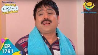 Taarak Mehta Ka Ooltah Chashmah  Episode 1791  Full Episode [upl. by Eenobe]