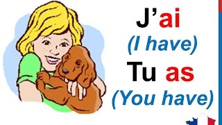 French Lesson 14  AVOIR TO HAVE Verb Conjugation Present tense  Conjugaison Indicatif présent [upl. by Couq]